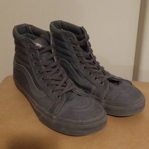 Grey Sk8-Hi Vans